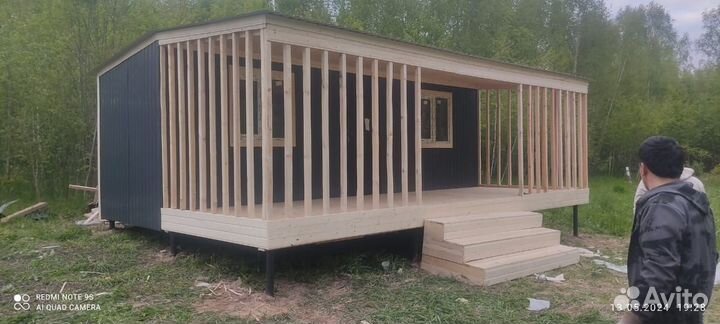 Бытовка и хозблок с утеплением и отделкой