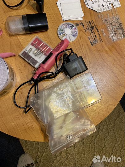 Набор для маникюра с лампой