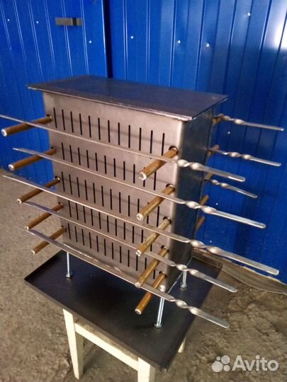 Мангал вертикальный сварной