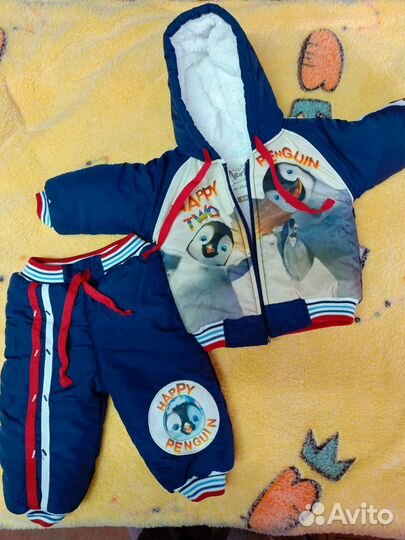 Зимний костюм мальчику на 6 месяцев