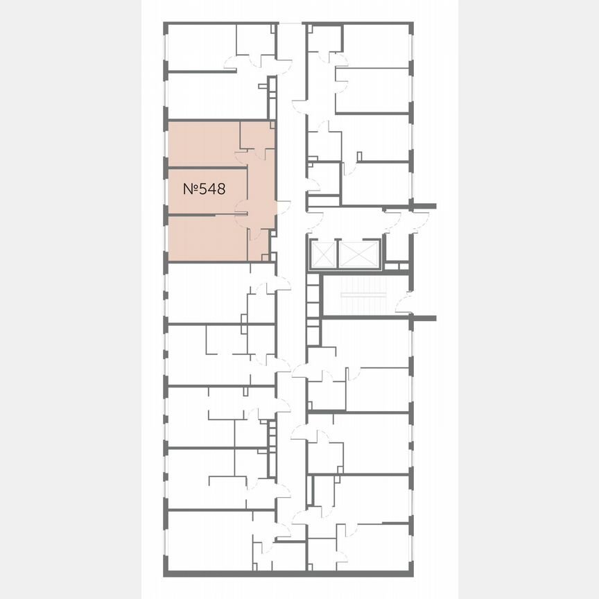2-к. апартаменты, 63,3 м², 7/17 эт.