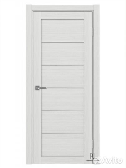 Дверь межкомнатная апп 501.1 (молдинги), белый лед