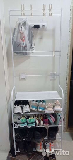 Вешалка напольная - рейл 170 см х 26 см х 60 см