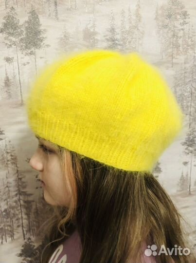 Берет из пуха норки