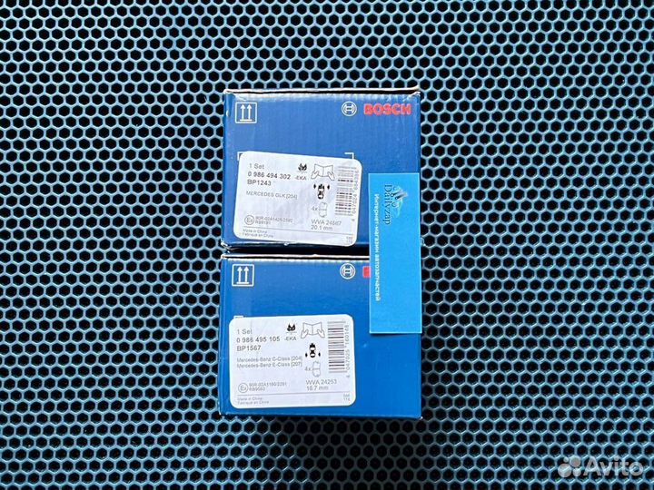 Комплект тормозных колодок bosch MB GLK