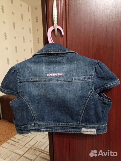 Джинсовое болеро детское