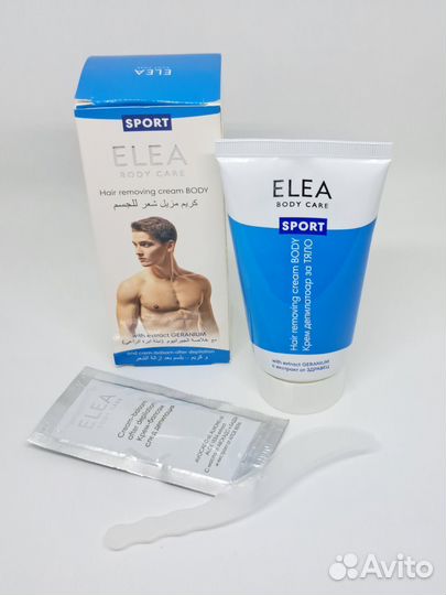 Крем депилятор для мужчин Sport Elea 150гр