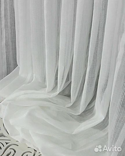 Тюль под Лен