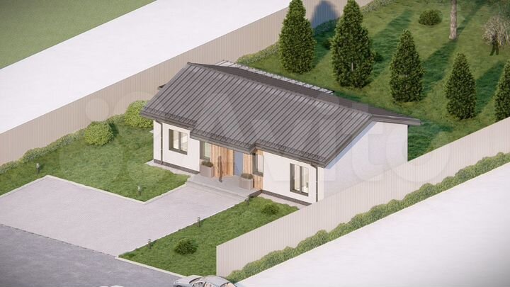 Дом 95 м² на участке 9 сот.