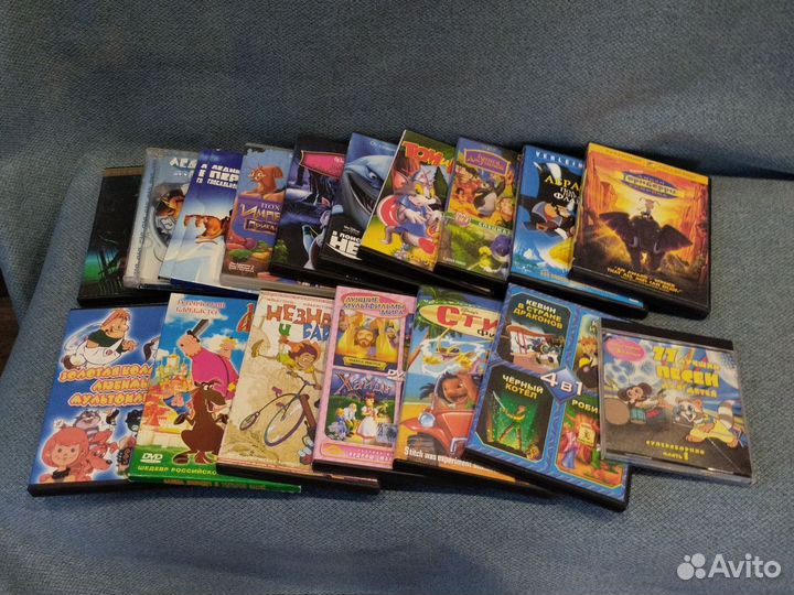 DVD диски с мультфильмами