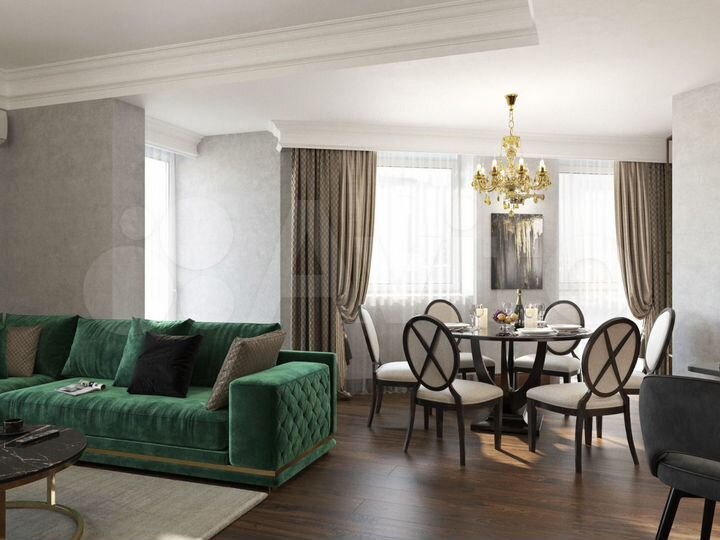 3-к. апартаменты, 140 м², 5/9 эт.