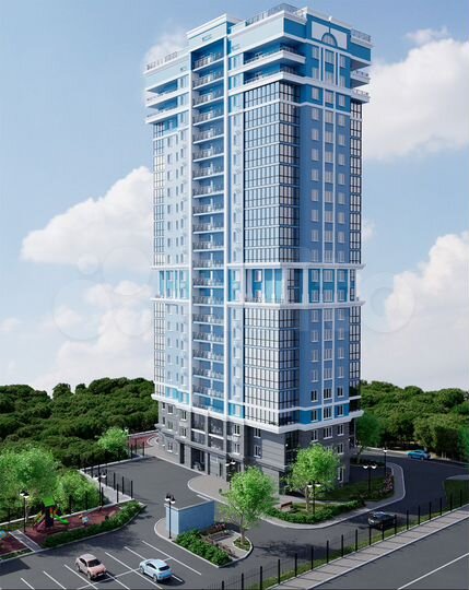 1-к. квартира, 45,6 м², 17/22 эт.