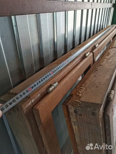 Деревянные окна со стеклопакетом бу