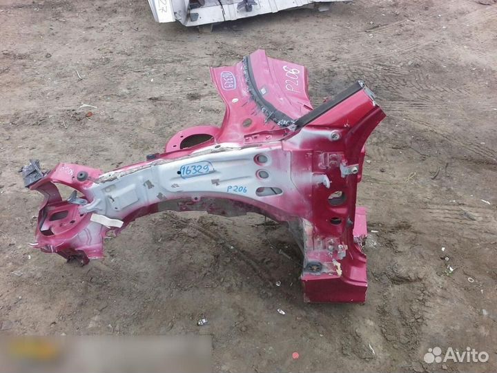 Лонжерон передний левый Peugeot 206 1998-2012