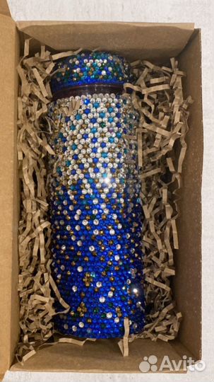 Бутылка для воды из страз