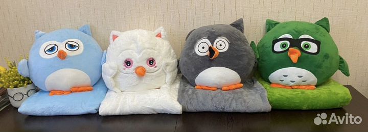 Мягкая игрушка с пледом