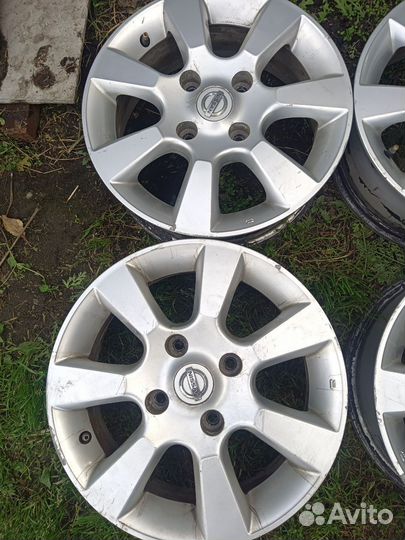 Диски 4/114.3 dia 66.1 вылет 40. Оригинал Ниссан