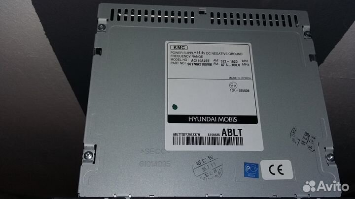 Штатная магнитола Kia Ceed (2012-2016)