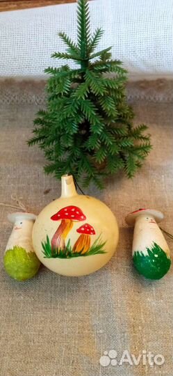 Ёлочные игрушки СССР шары Актюбинск и другое редк