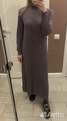 Вязаное платье