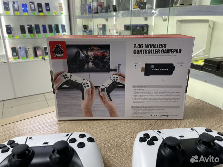 Игровая Приставка 4К ultra Game Stick M8 Pro