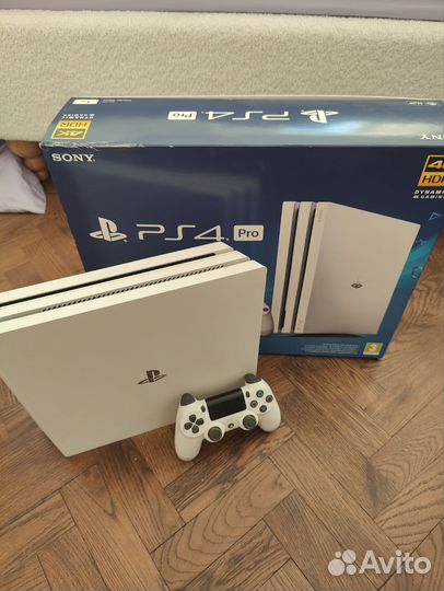 Sony playstation 4 pro 2 tb белая/white