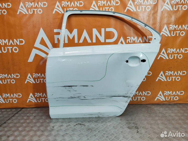 Дверь задняя левая Skoda Rapid 1 2014-2020