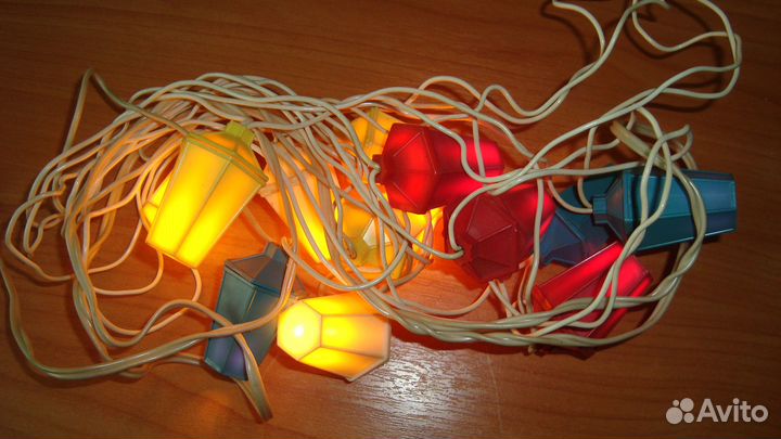 Елочная гирлянда СССР