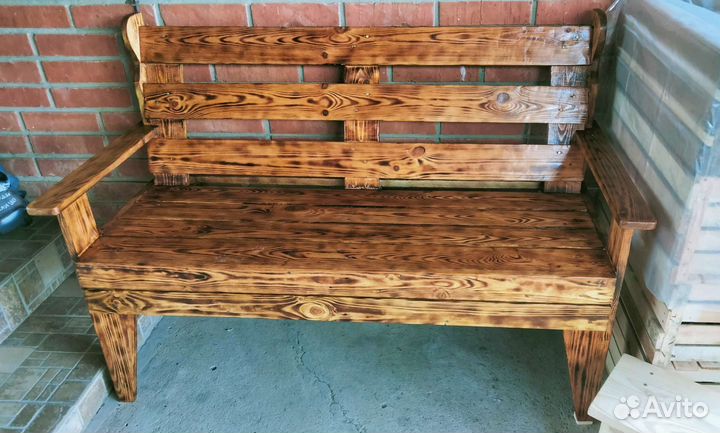 Скамейка лавочка садовая