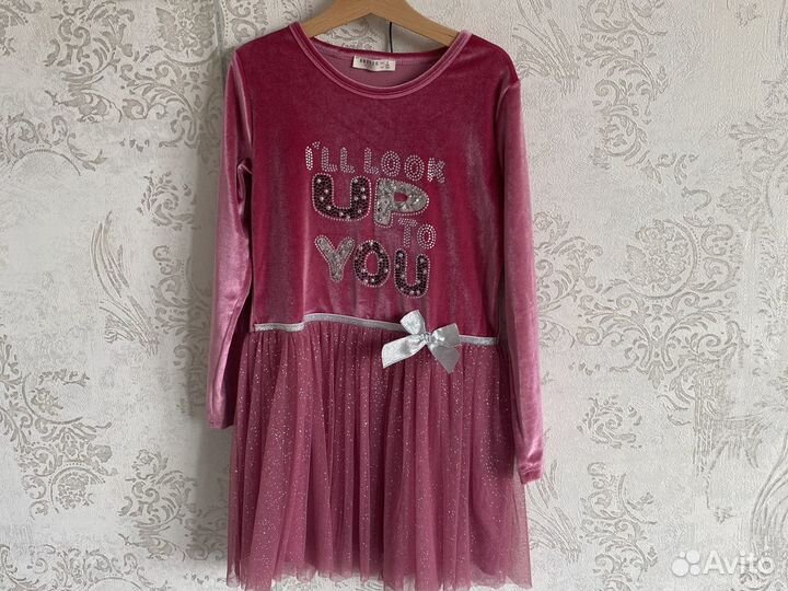 Платье бархатное