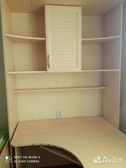 Стол письменный со шкафом бу