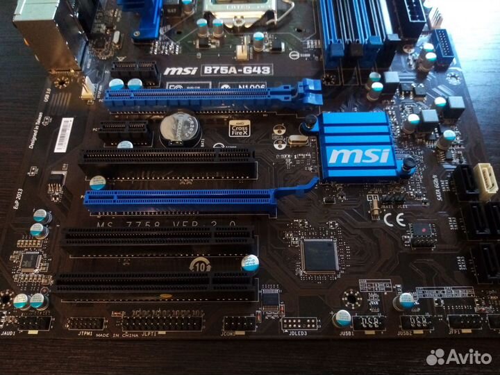 Материнская плата MSI+Процессор