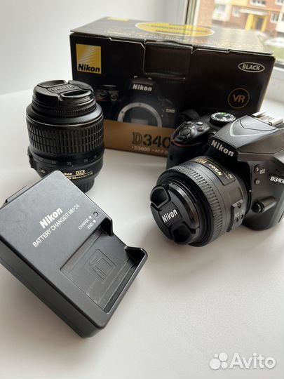 Зеркальный фотоаппарат nikon d3400