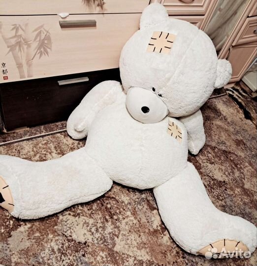 Мягкая игрушка белый медведь