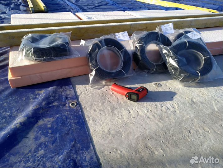 Прогревающий кабель для бетона