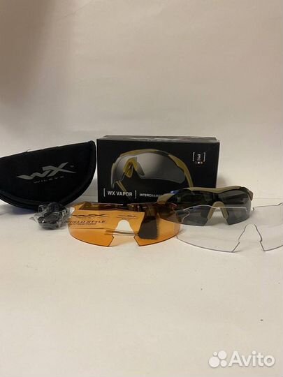 Баллистические очки Wiley X vapor comm 2.5 TAN