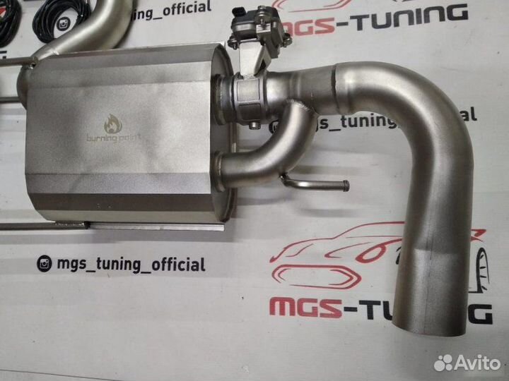 Выхлопная система с заслонкой 63AMG GLE Coupe C292