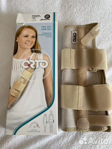 Бандаж orto на лучезапястный сустав, размер L