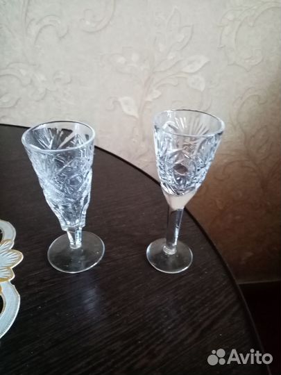 Хрустальные рюмки СССР