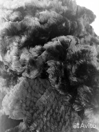 Палантин из меха кролика