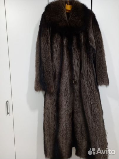 Шуба из енота