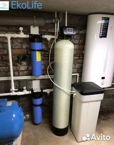 Комплект очистки воды на колонном фильтре