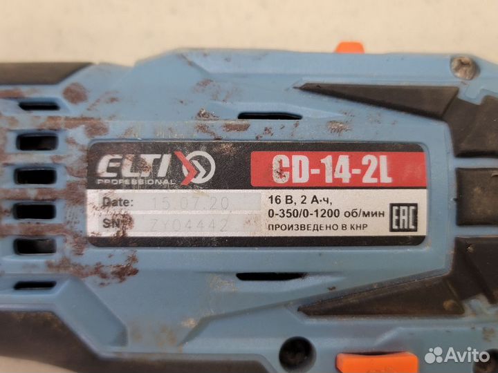 Шуруповерт Elti CD-14-2L