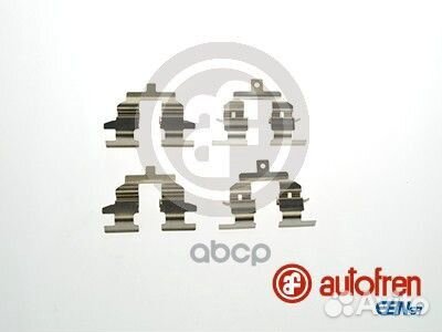 Ремкомплект дисковых тормозных колодок зад