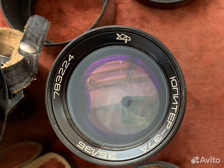 Объектив - *юпитер-37А 3,5/135мм*. 1978г. СССР