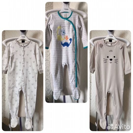 Слипы 92 комплект H&M / Cool Club велюр