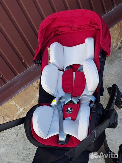 Коляска автокресло Luxmom E50 (огонь)