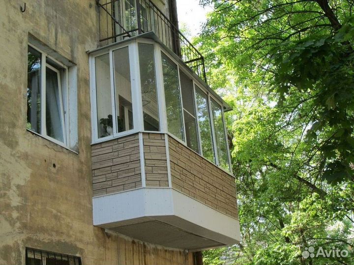 Балкон остекленный от производителя