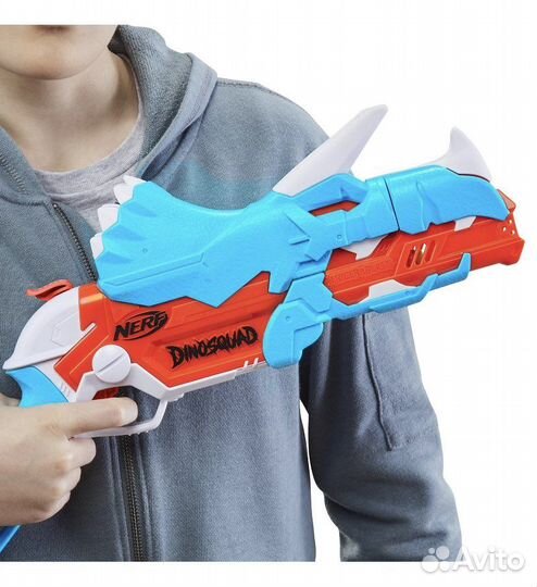 Бластер Nerf DinoSquad трицебласт патроны