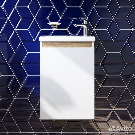 Тумба с раковиной AM.PM X-Joy 45, подвесная, белый